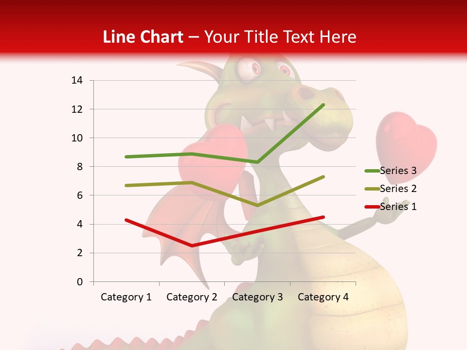 Cartoon Dinosaur Symbol PowerPoint Template
