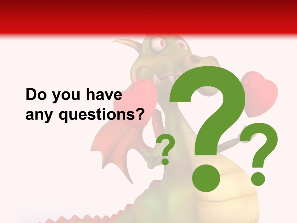 Cartoon Dinosaur Symbol PowerPoint Template