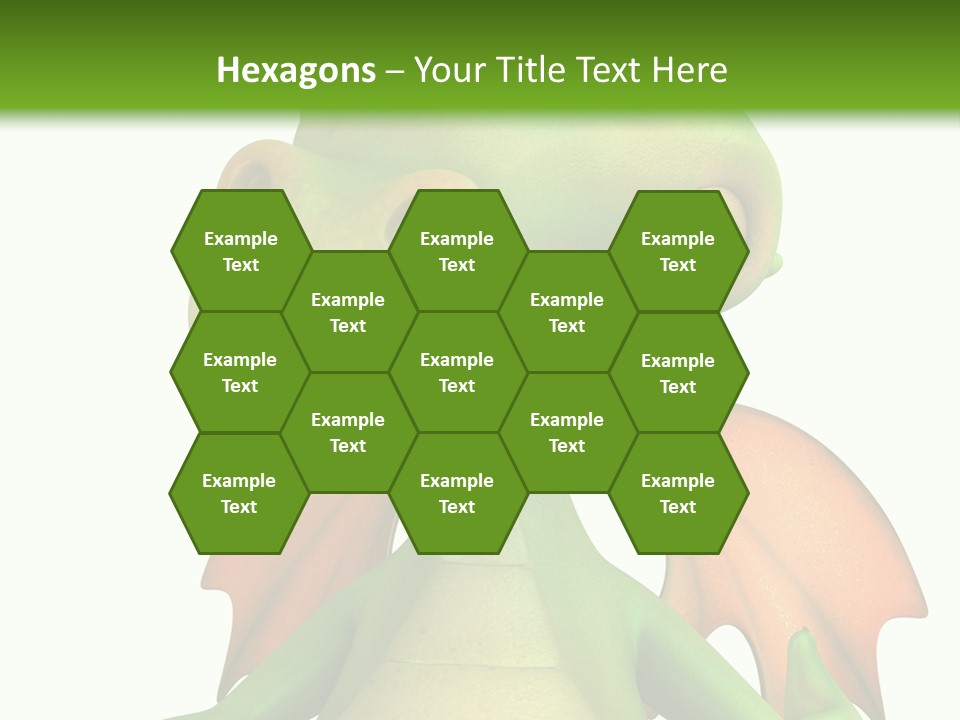 Lizard Wing Cute PowerPoint Template