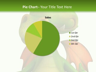 Lizard Wing Cute PowerPoint Template