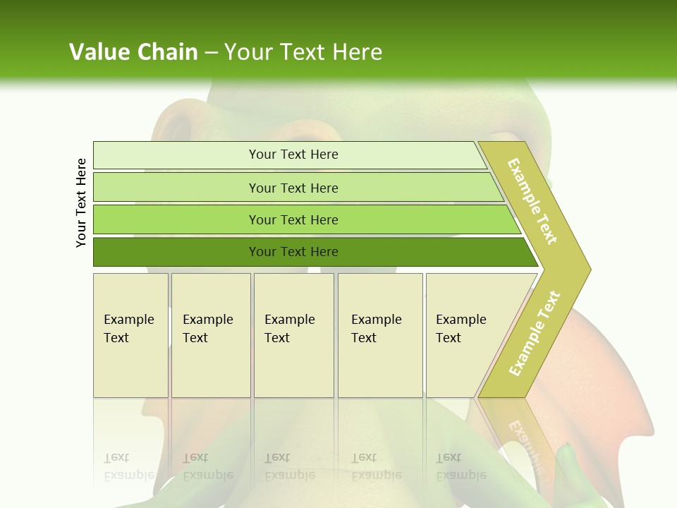 Lizard Wing Cute PowerPoint Template