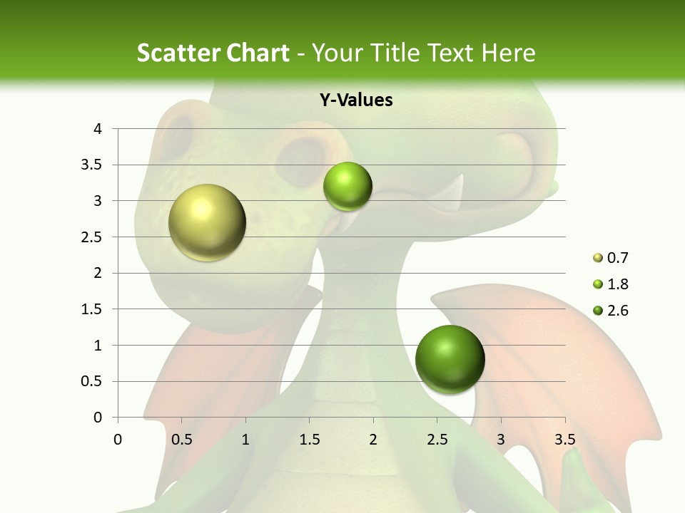 Lizard Wing Cute PowerPoint Template