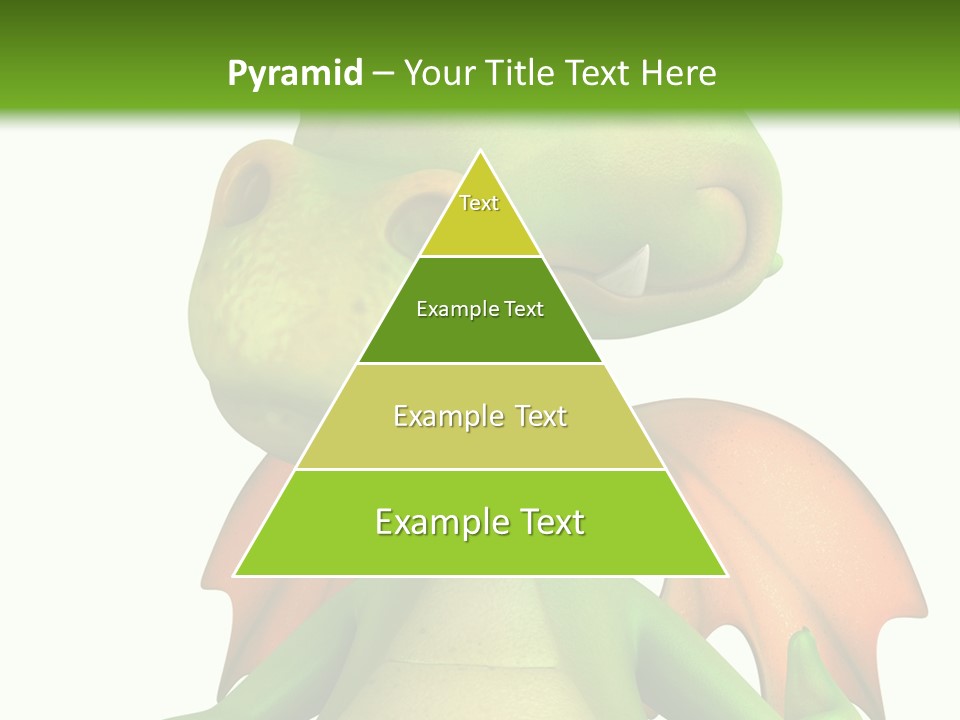 Lizard Wing Cute PowerPoint Template