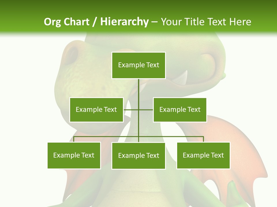 Lizard Wing Cute PowerPoint Template