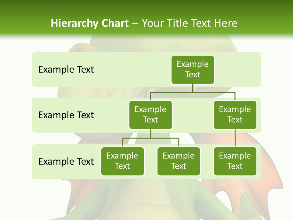 Lizard Wing Cute PowerPoint Template