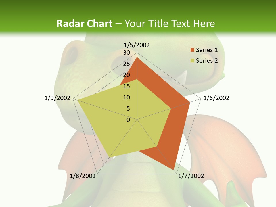 Lizard Wing Cute PowerPoint Template