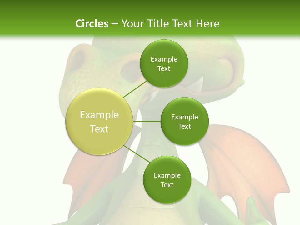 Lizard Wing Cute PowerPoint Template