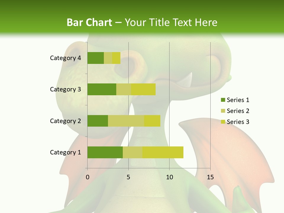 Lizard Wing Cute PowerPoint Template