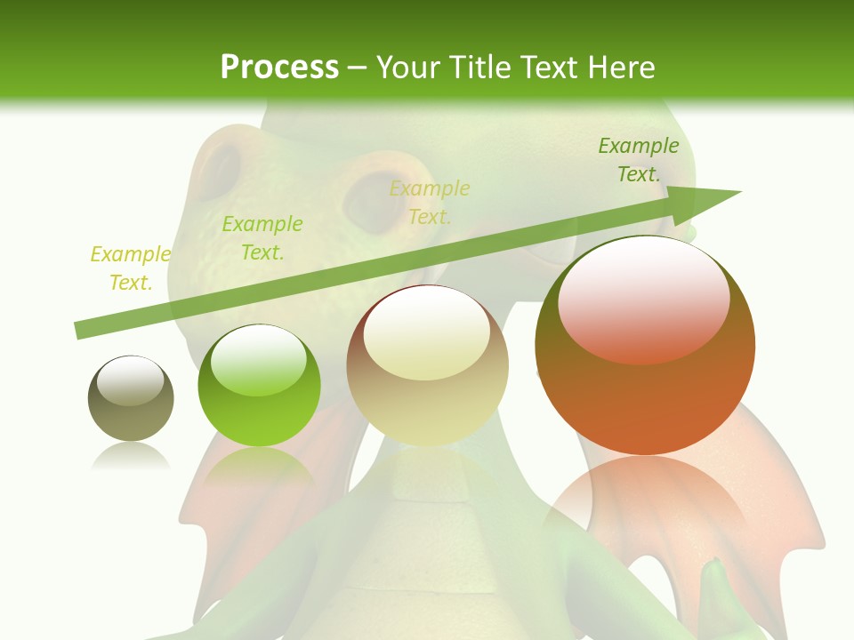 Lizard Wing Cute PowerPoint Template