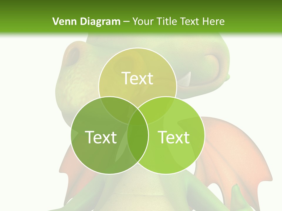 Lizard Wing Cute PowerPoint Template