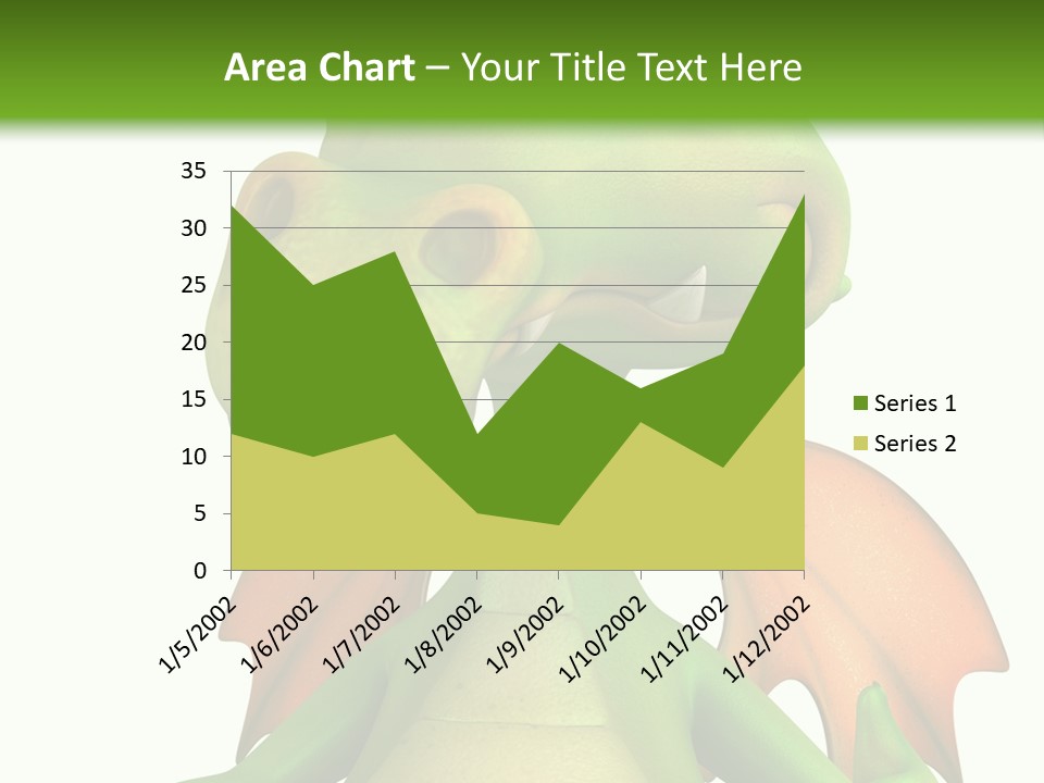 Lizard Wing Cute PowerPoint Template