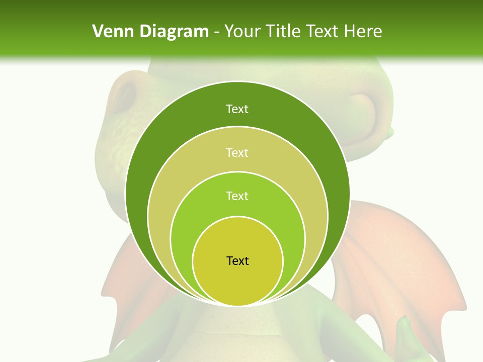 Lizard Wing Cute PowerPoint Template