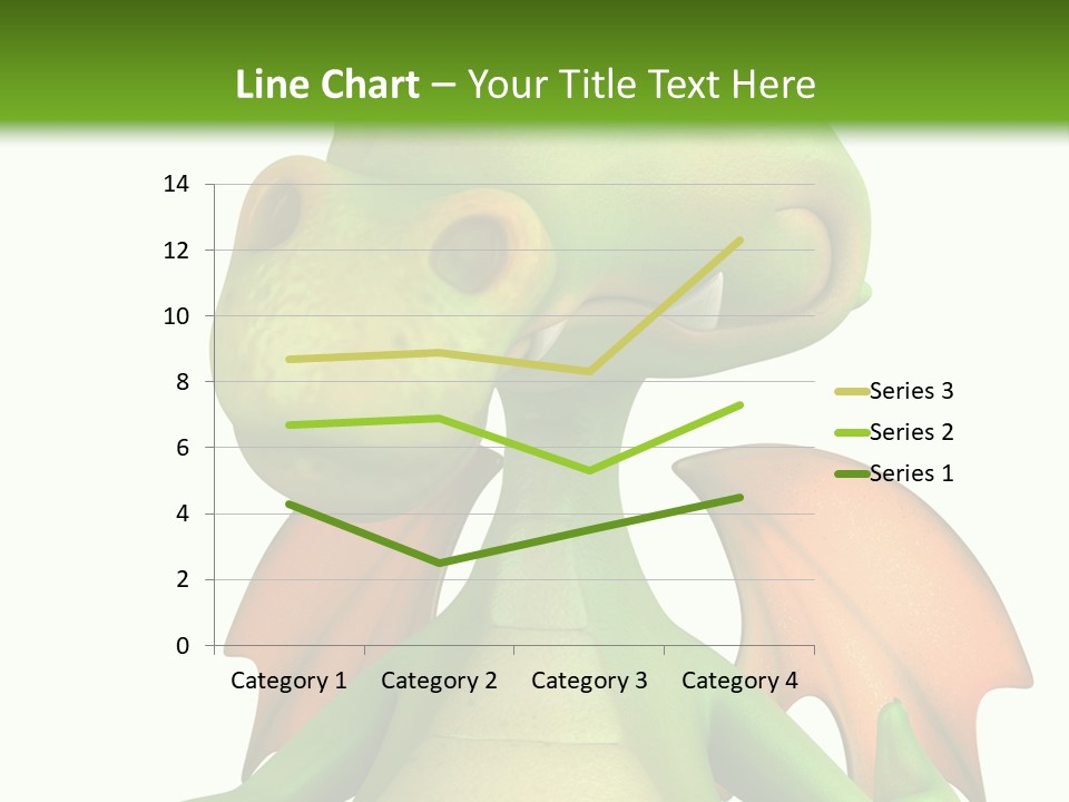 Lizard Wing Cute PowerPoint Template
