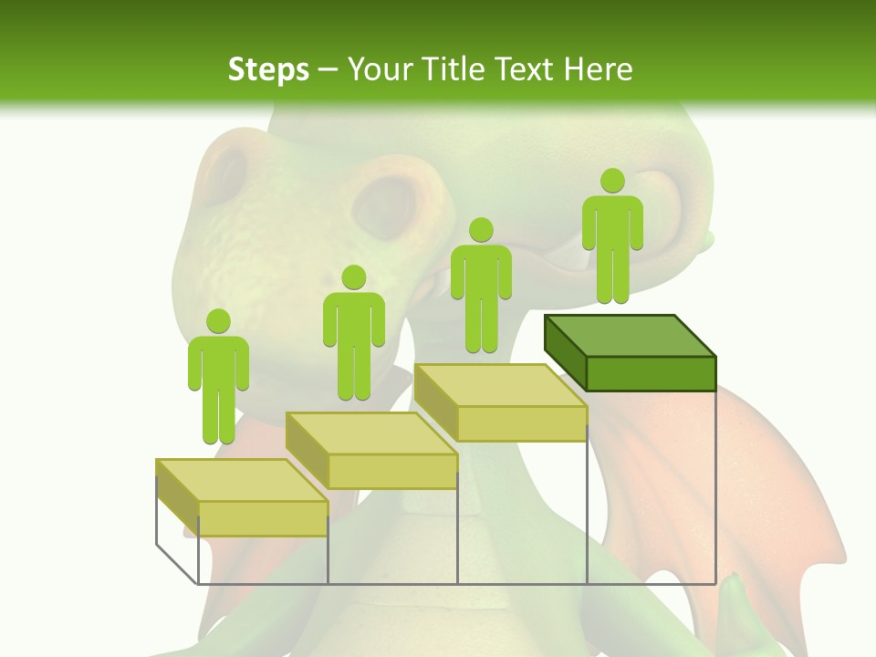 Lizard Wing Cute PowerPoint Template