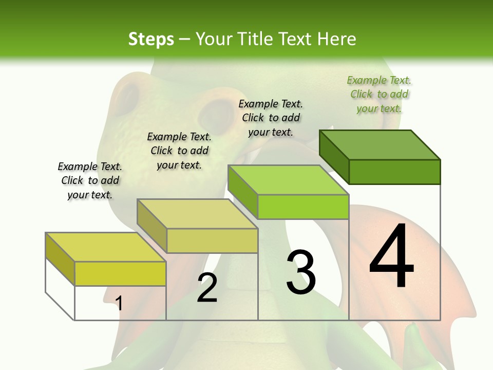 Lizard Wing Cute PowerPoint Template