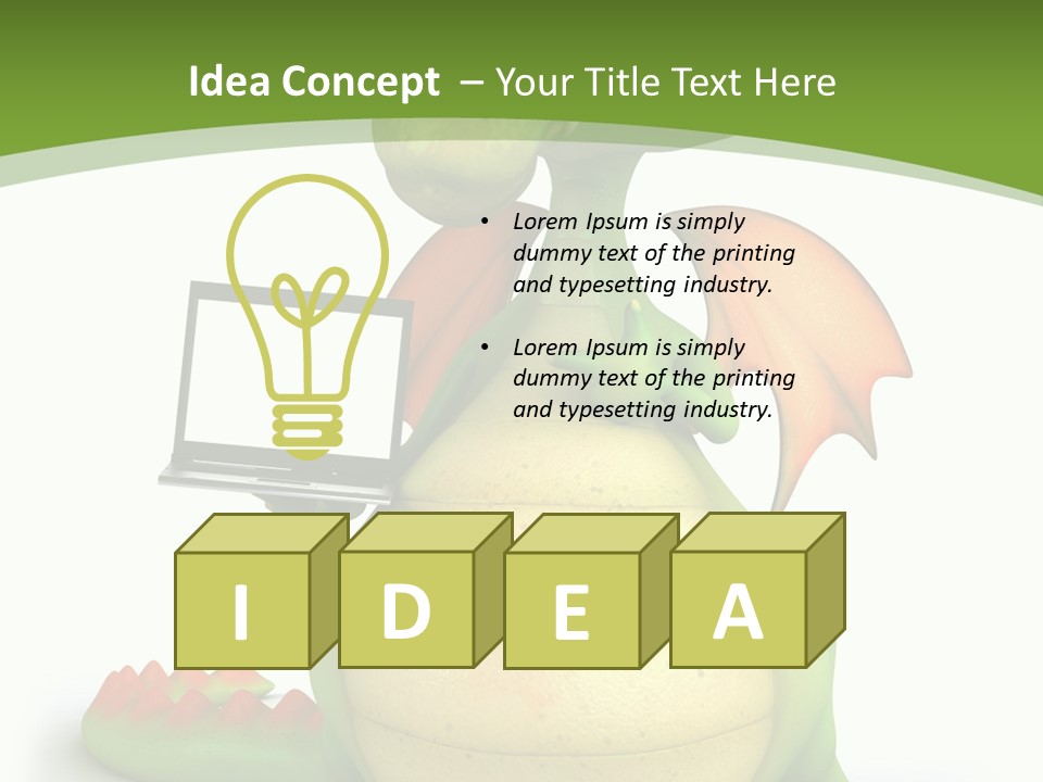 Design Cartoon Illustration PowerPoint Template