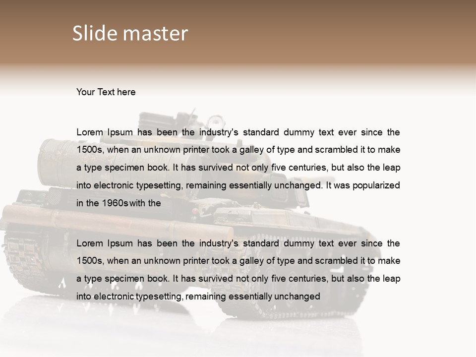 Military Color War PowerPoint Template