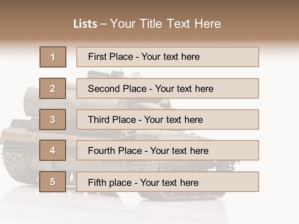 Military Color War PowerPoint Template