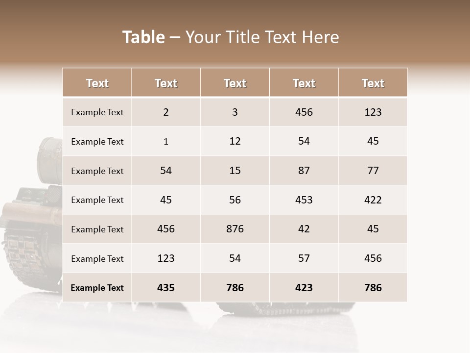 Military Color War PowerPoint Template