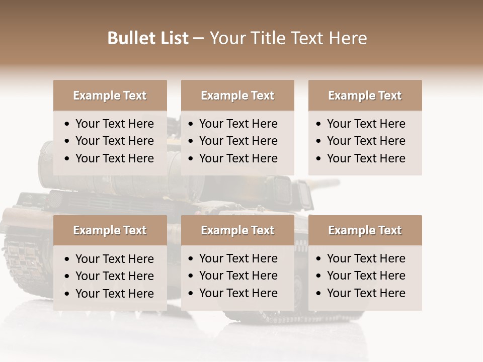 Military Color War PowerPoint Template