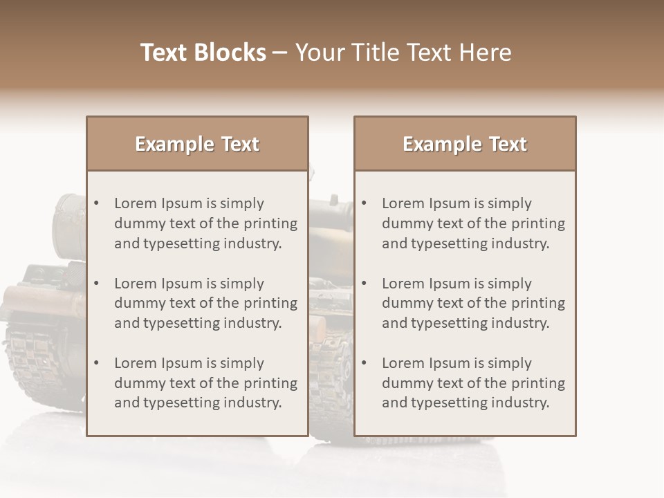 Military Color War PowerPoint Template