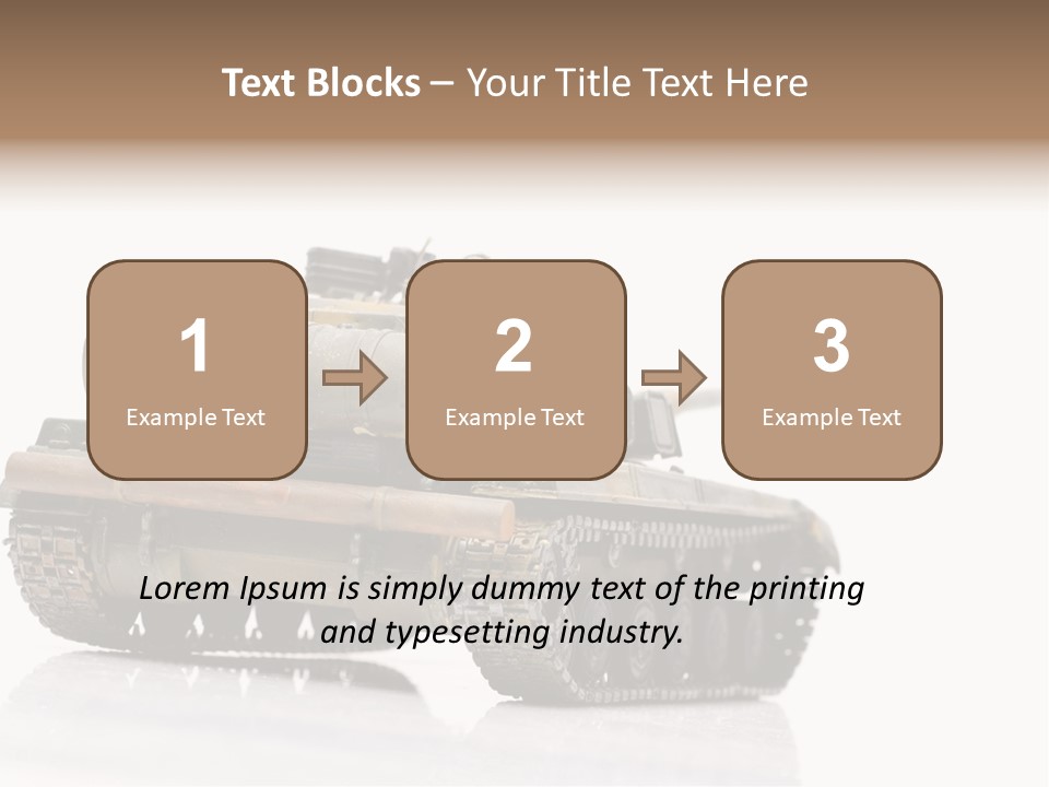 Military Color War PowerPoint Template