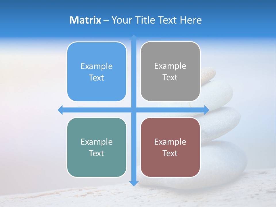Sun Stack Balance PowerPoint Template