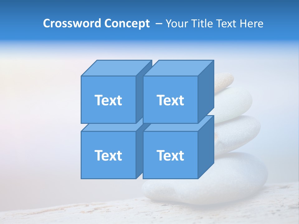 Sun Stack Balance PowerPoint Template