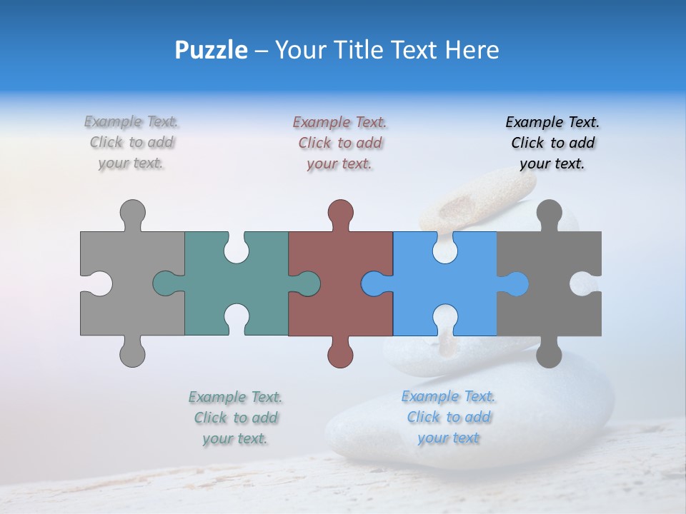 Sun Stack Balance PowerPoint Template