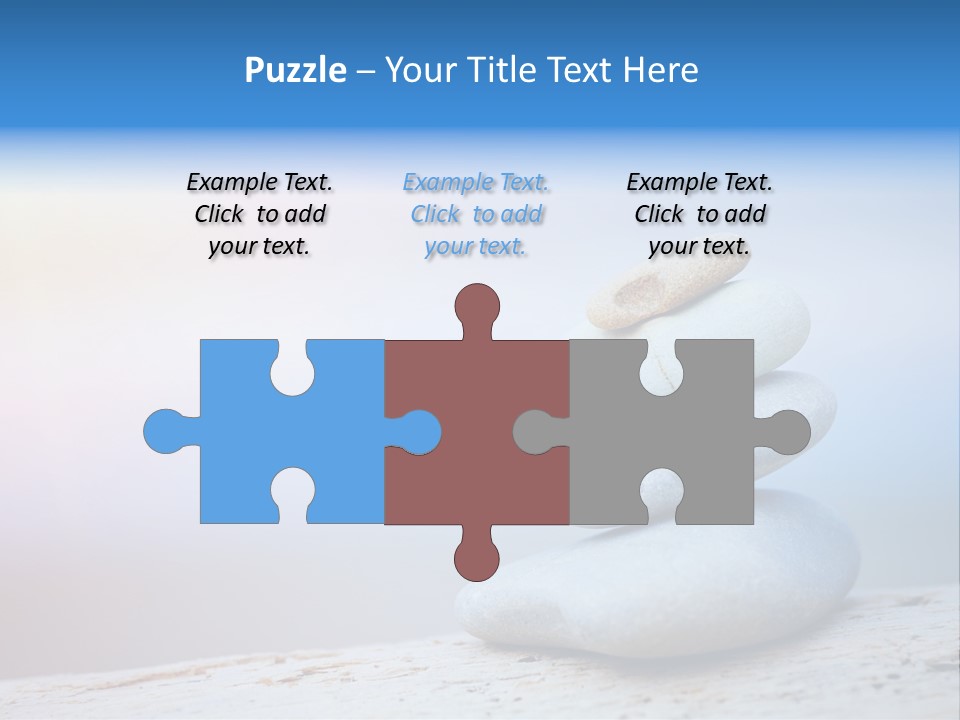 Sun Stack Balance PowerPoint Template