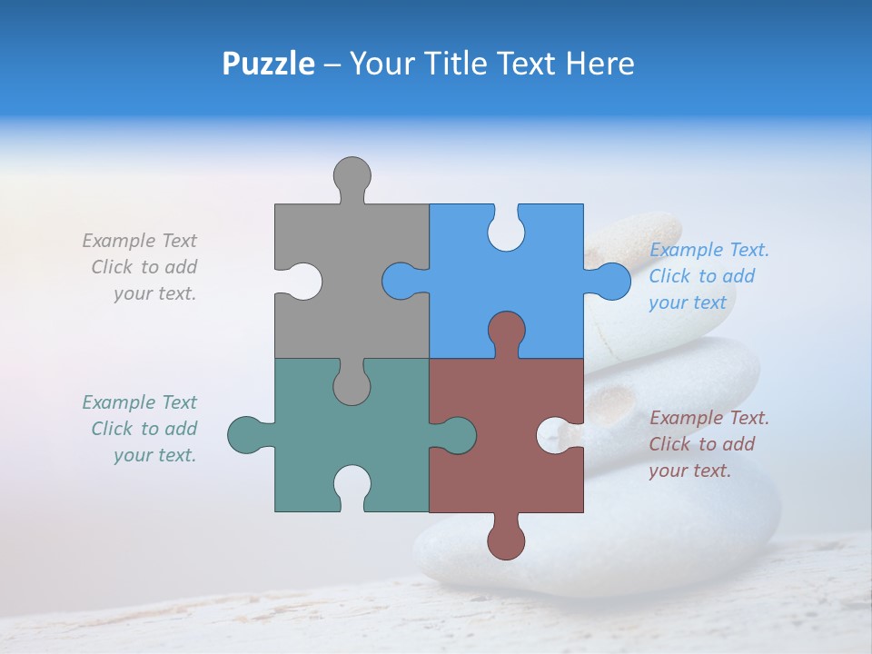Sun Stack Balance PowerPoint Template