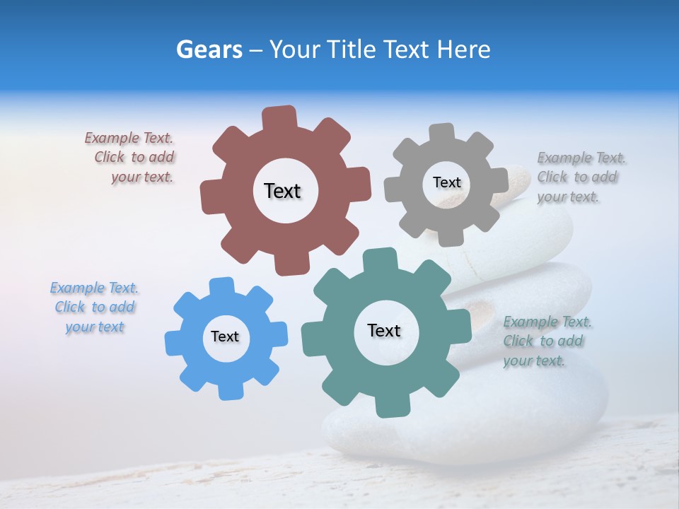 Sun Stack Balance PowerPoint Template