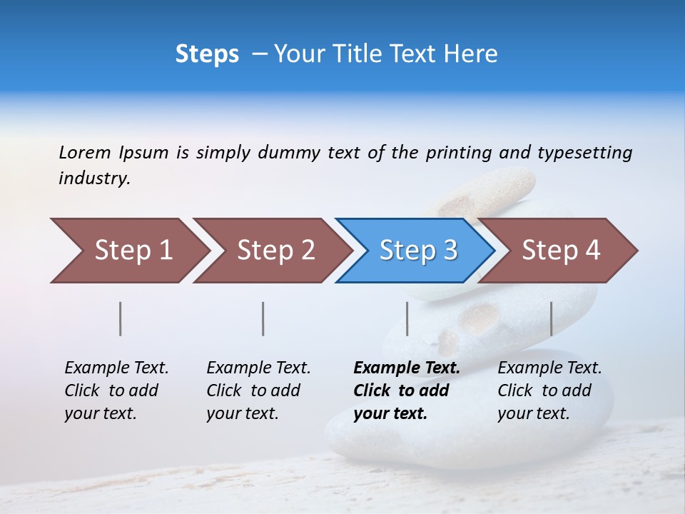 Sun Stack Balance PowerPoint Template