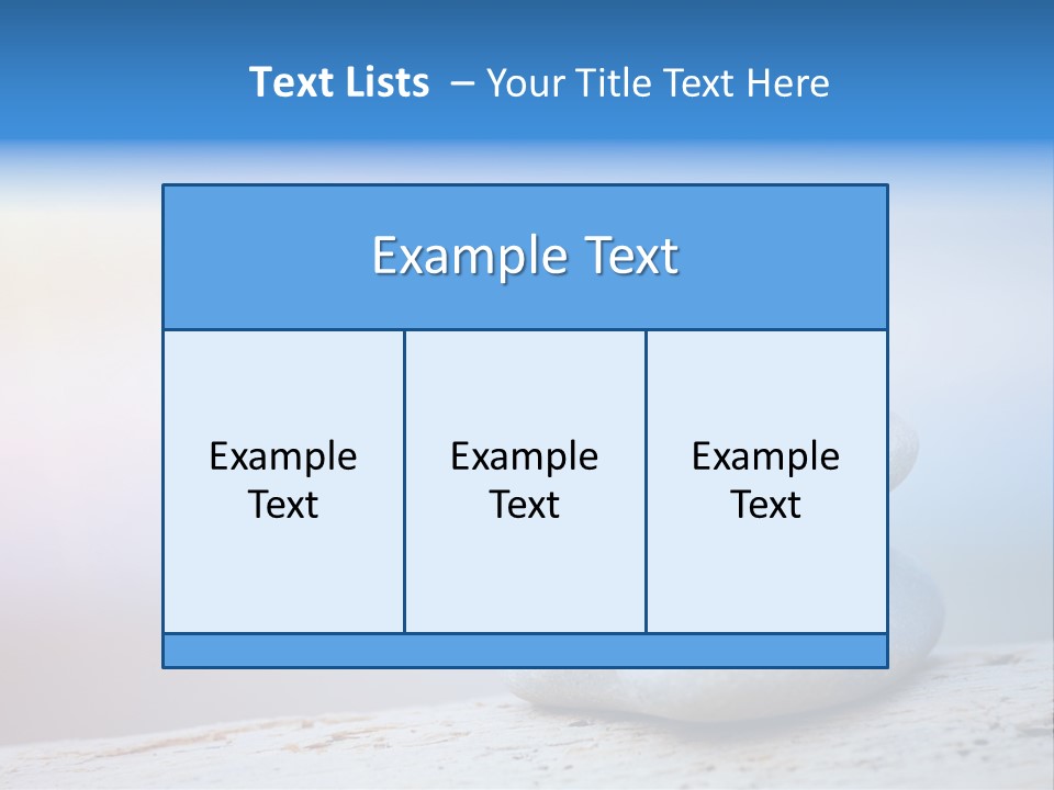 Sun Stack Balance PowerPoint Template