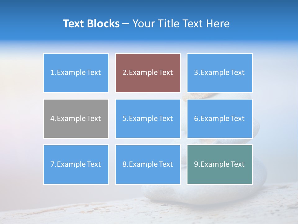 Sun Stack Balance PowerPoint Template