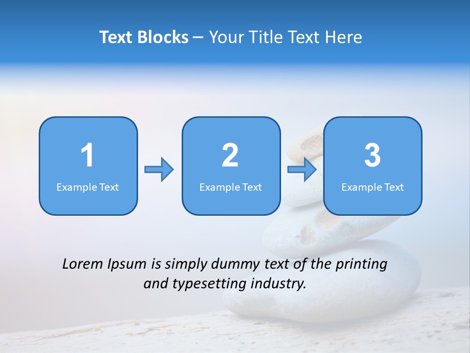 Sun Stack Balance PowerPoint Template