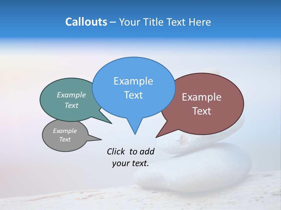 Sun Stack Balance PowerPoint Template