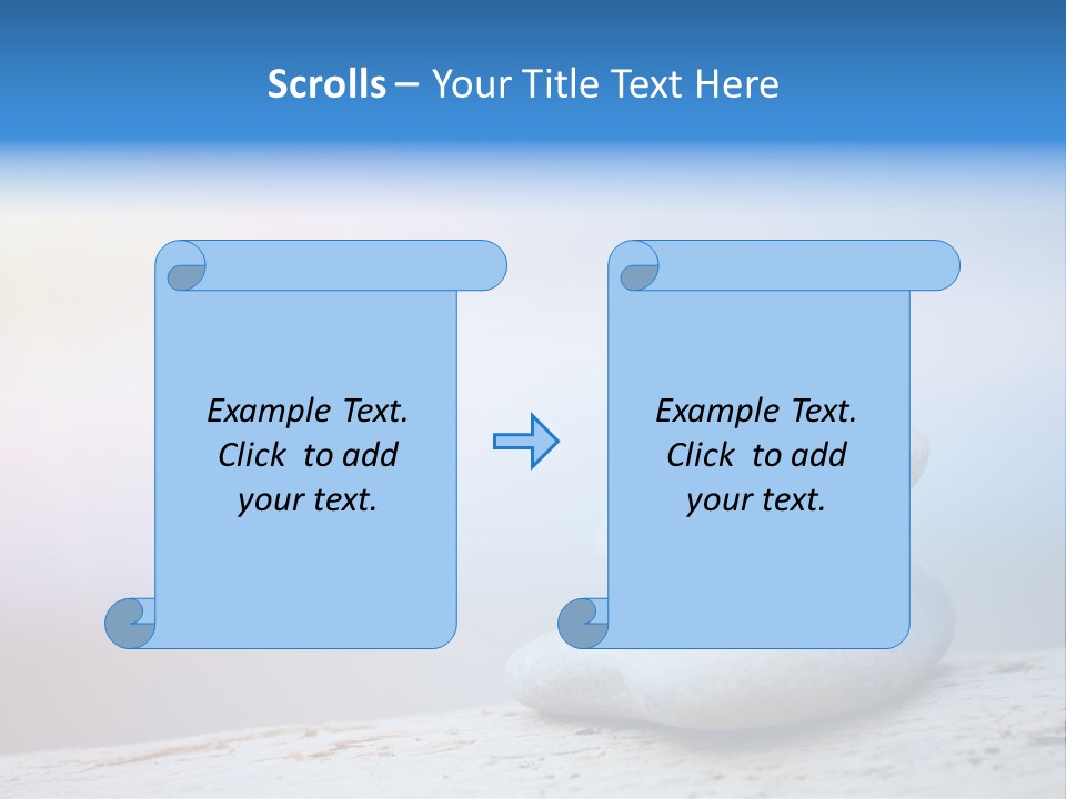 Sun Stack Balance PowerPoint Template