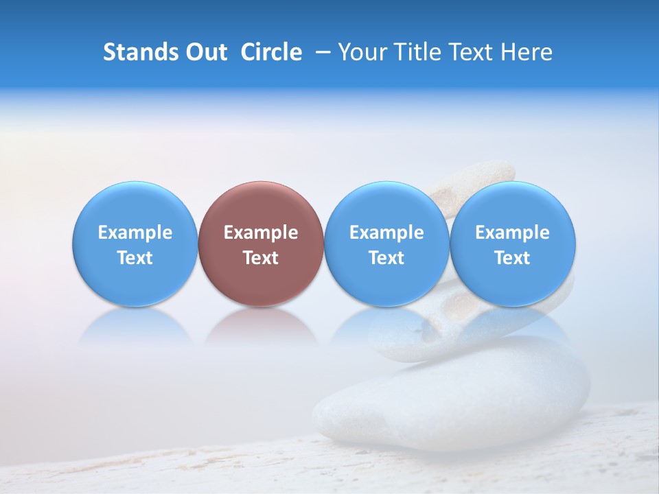 Sun Stack Balance PowerPoint Template