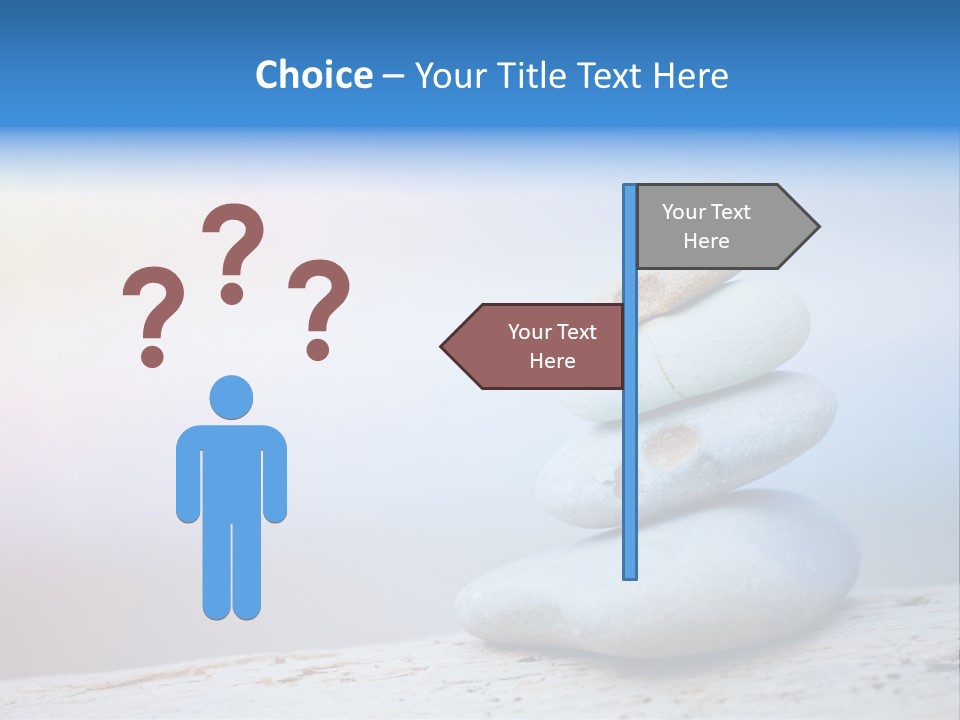 Sun Stack Balance PowerPoint Template