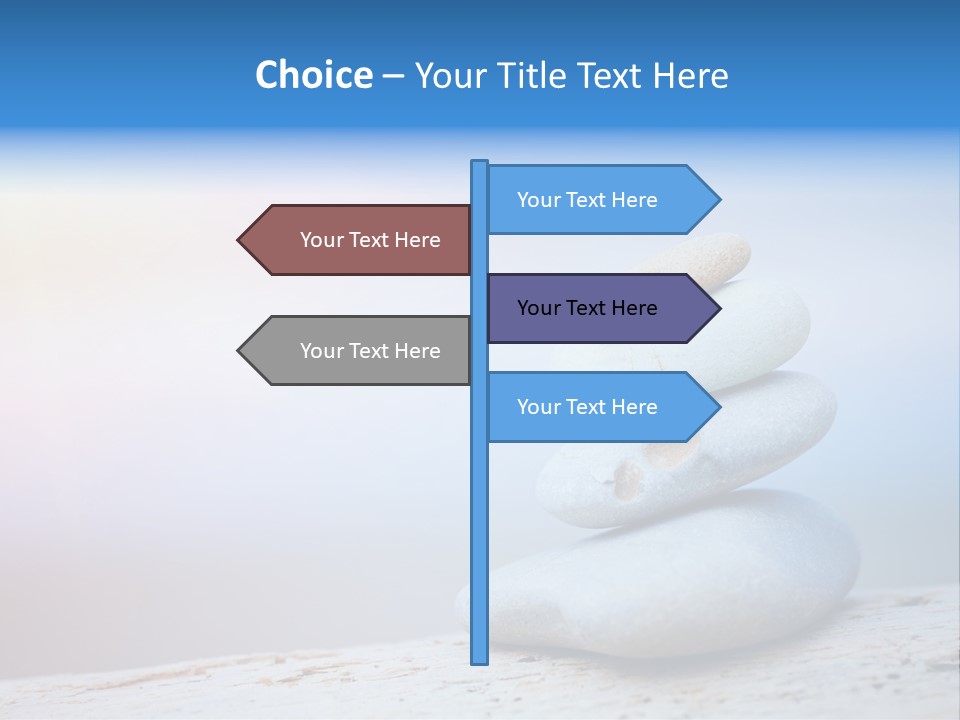 Sun Stack Balance PowerPoint Template