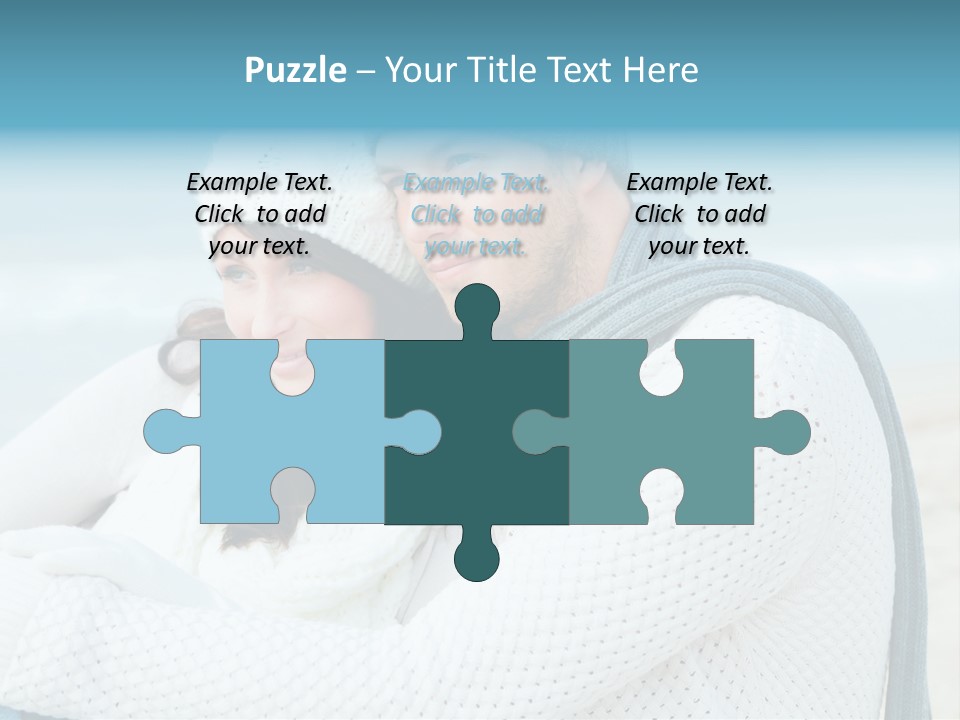 Seaside Happiness Travel PowerPoint Template