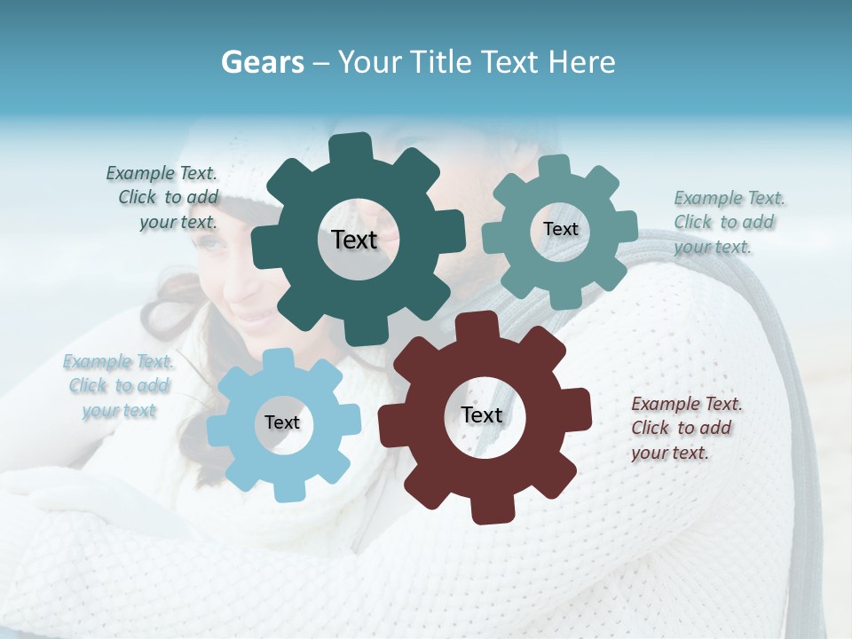 Seaside Happiness Travel PowerPoint Template