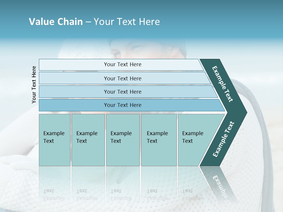 Seaside Happiness Travel PowerPoint Template