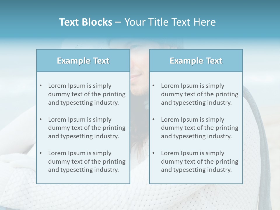 Seaside Happiness Travel PowerPoint Template