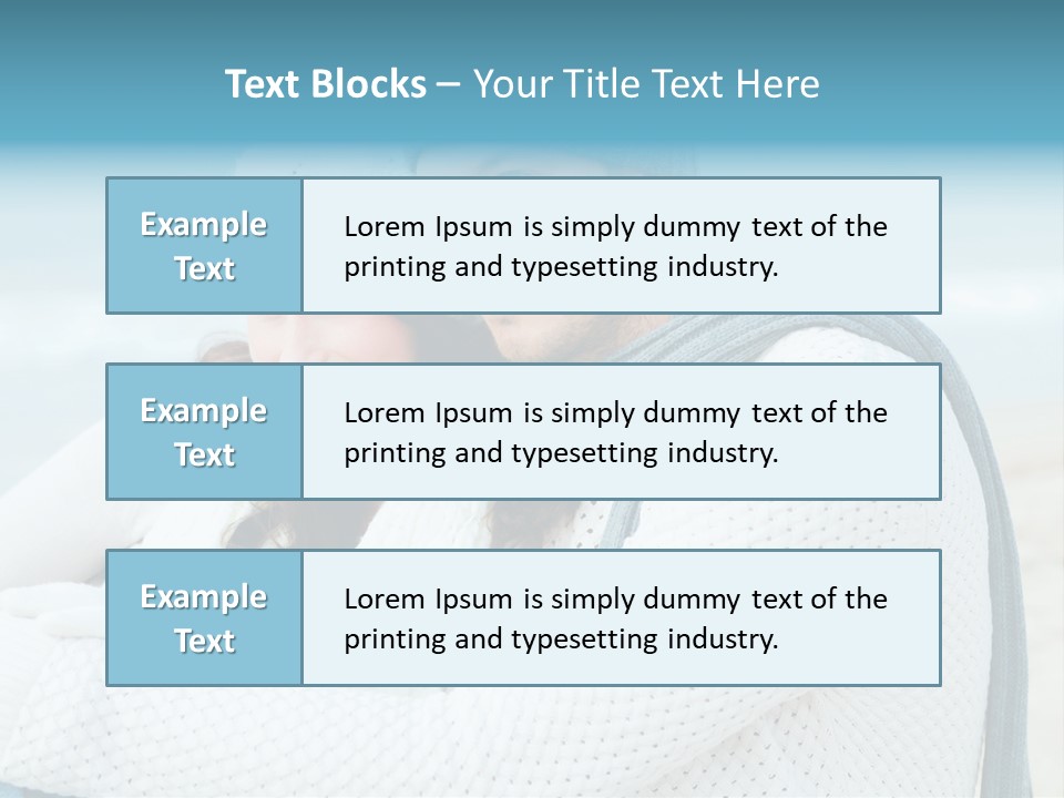 Seaside Happiness Travel PowerPoint Template