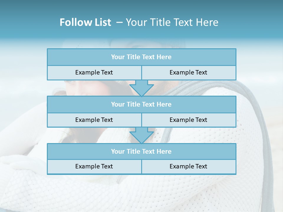 Seaside Happiness Travel PowerPoint Template