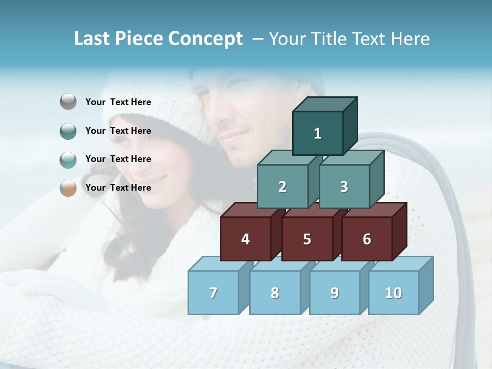 Seaside Happiness Travel PowerPoint Template