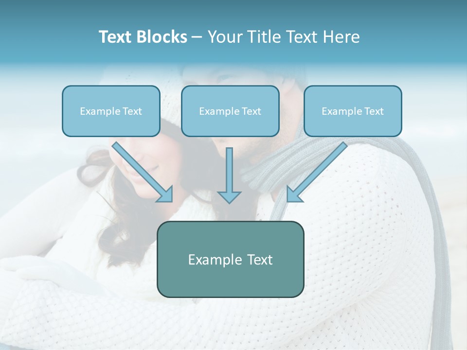 Seaside Happiness Travel PowerPoint Template