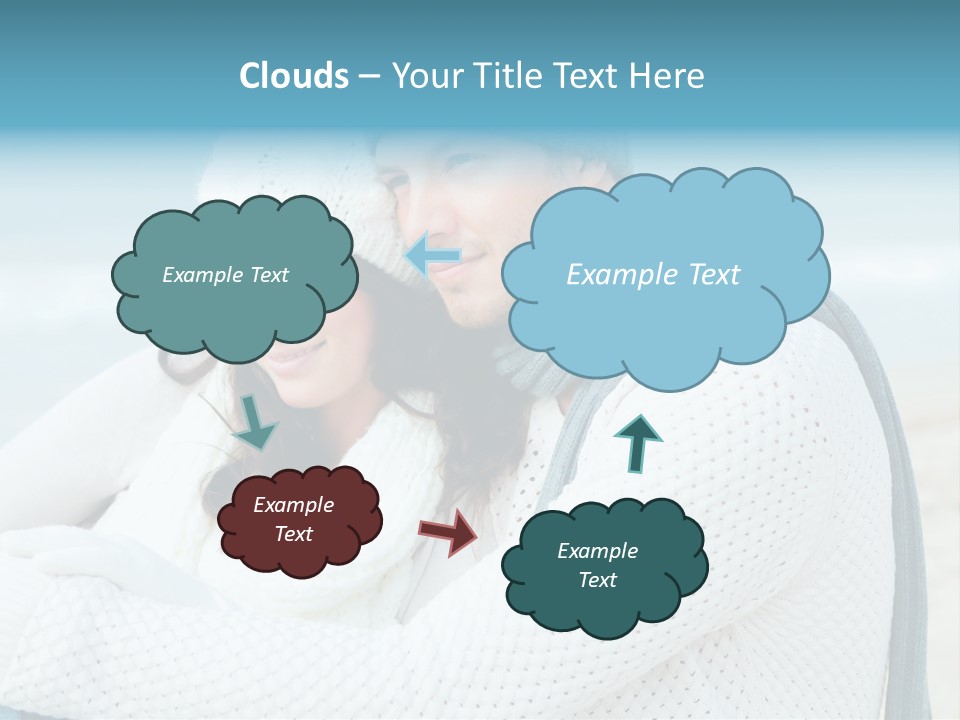 Seaside Happiness Travel PowerPoint Template